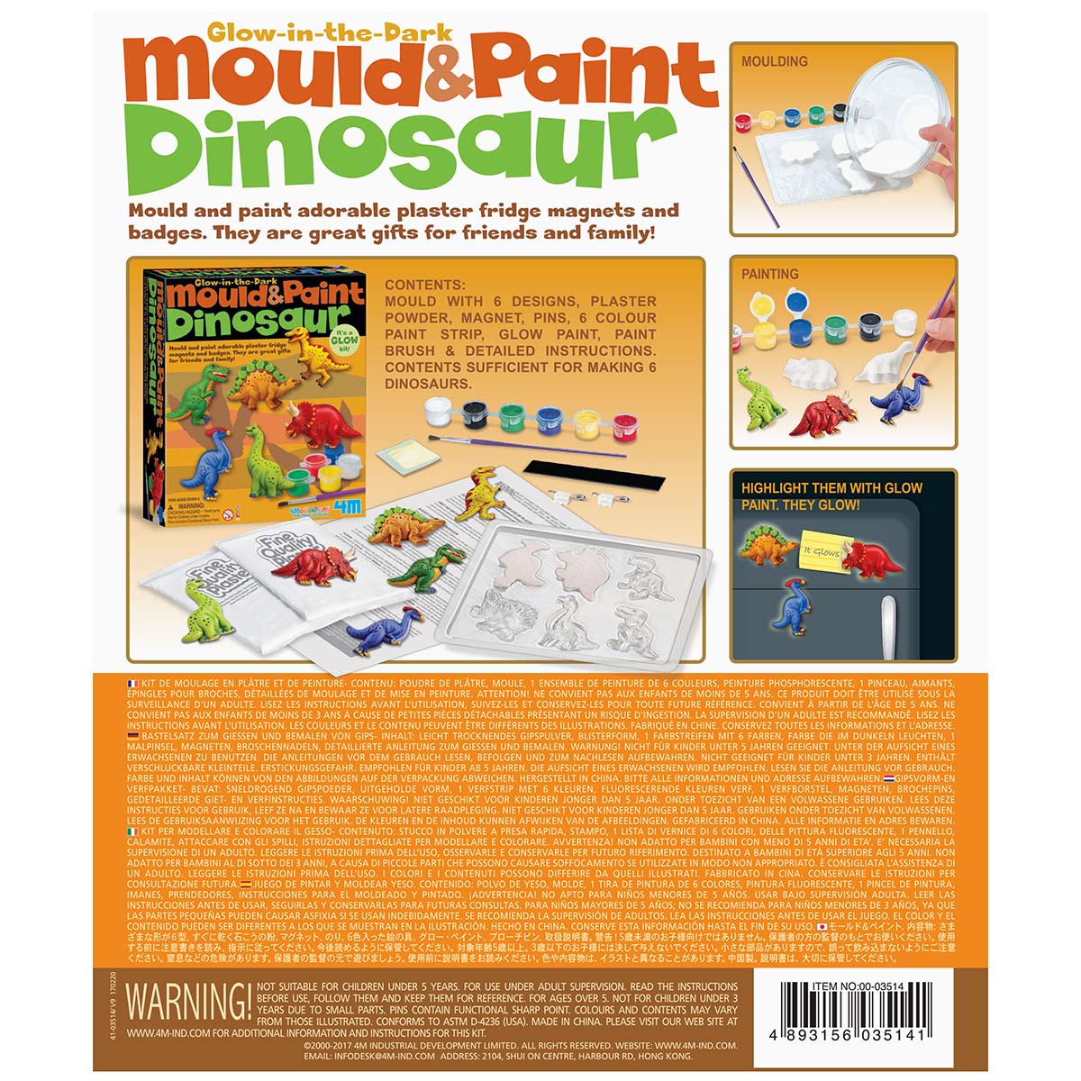 Mould & Paint Dinosaur