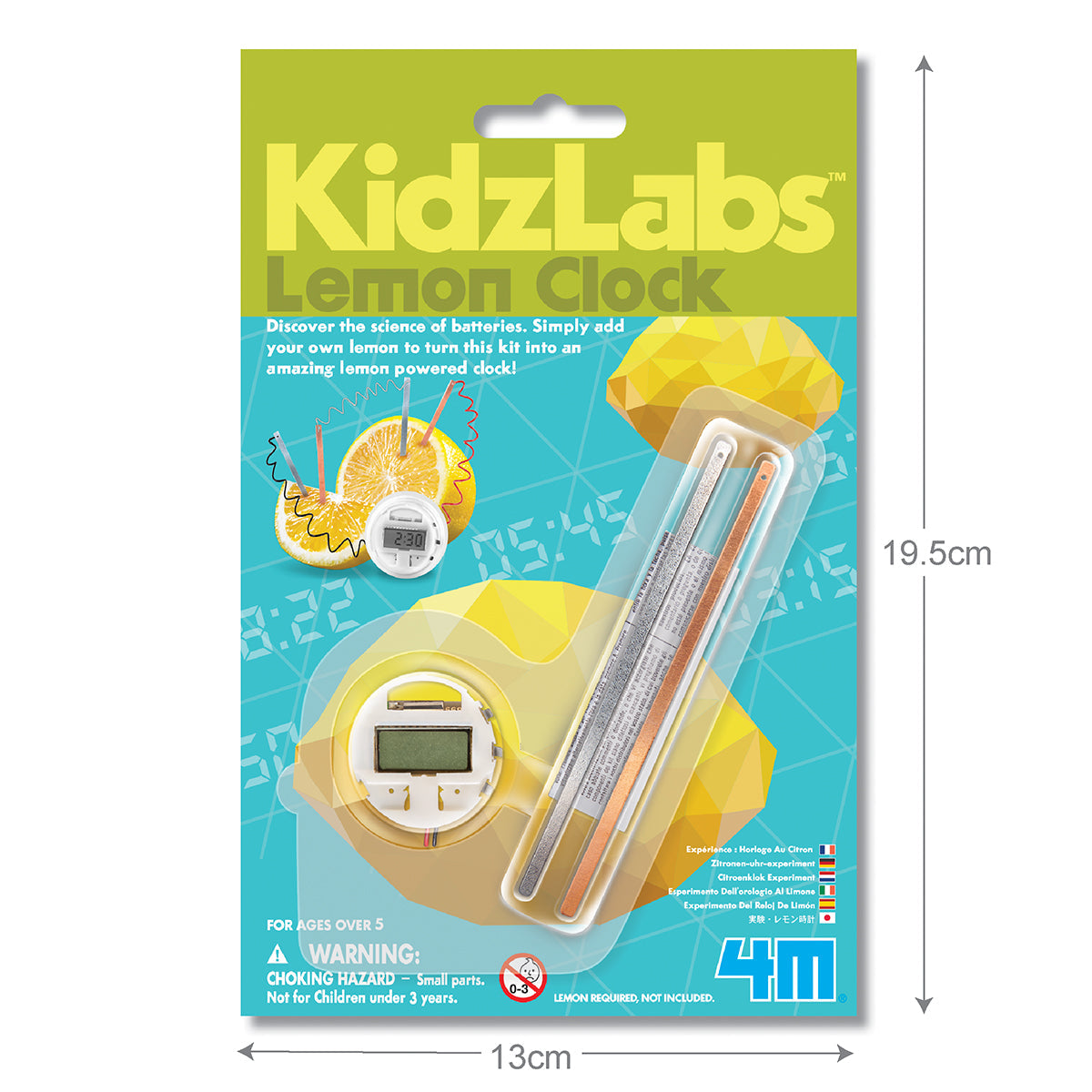 KidzLabs Lemon Clock