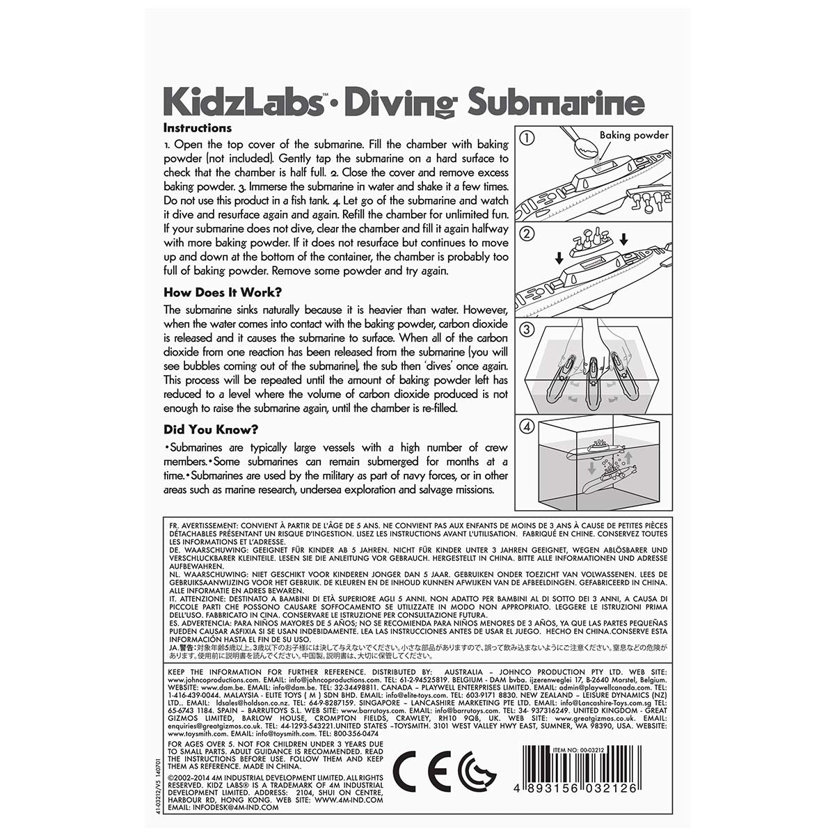 KidzLabs Diving Submarine