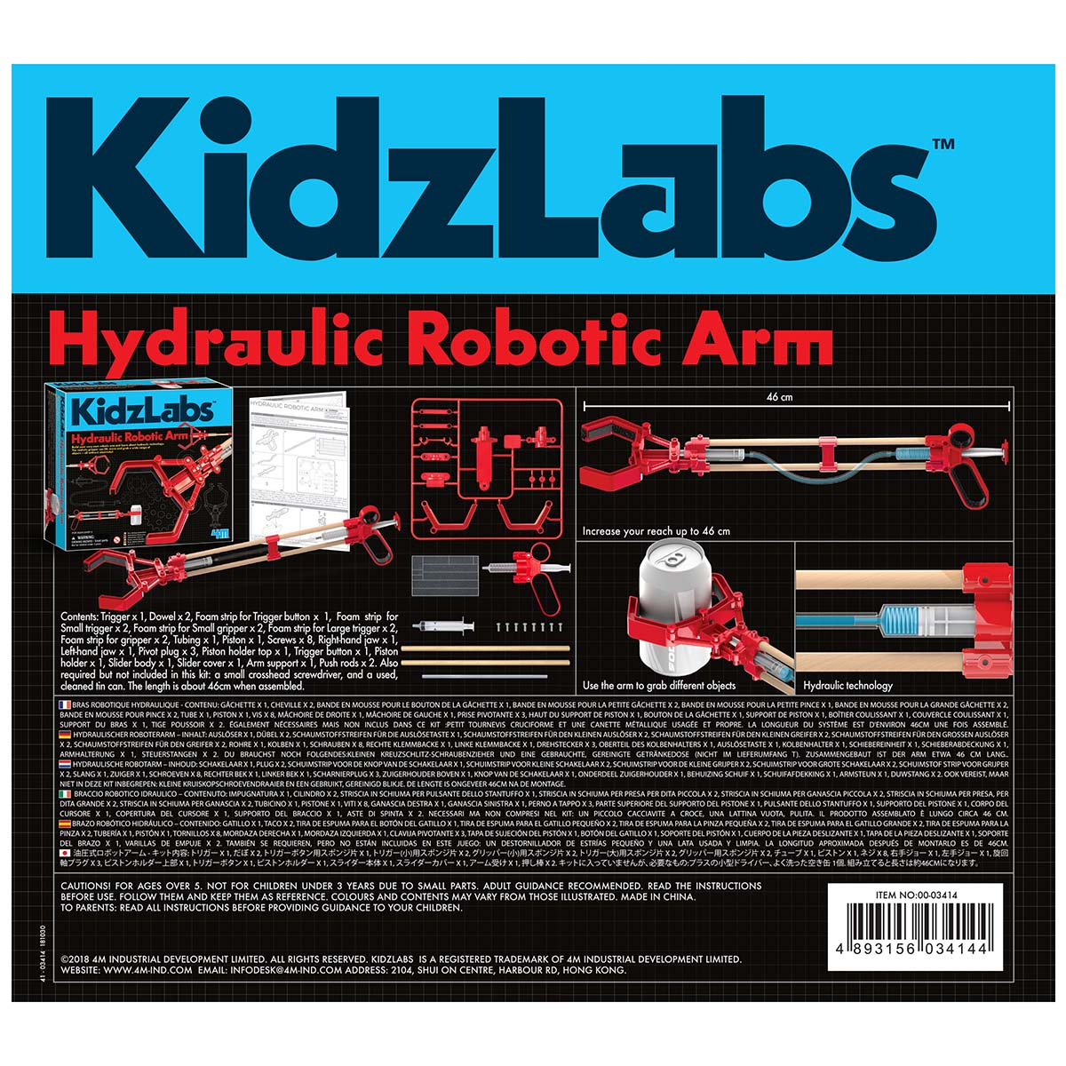 KidzLabs Hydraulic Robotic Arm