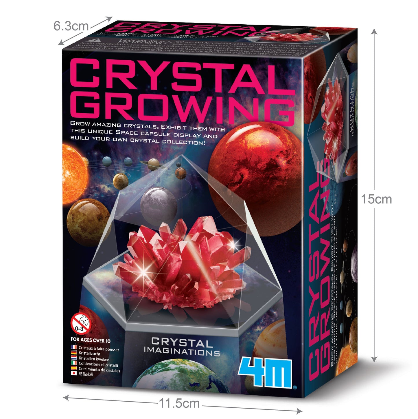 Crystal Imaginations Crystal Growing Kit Red