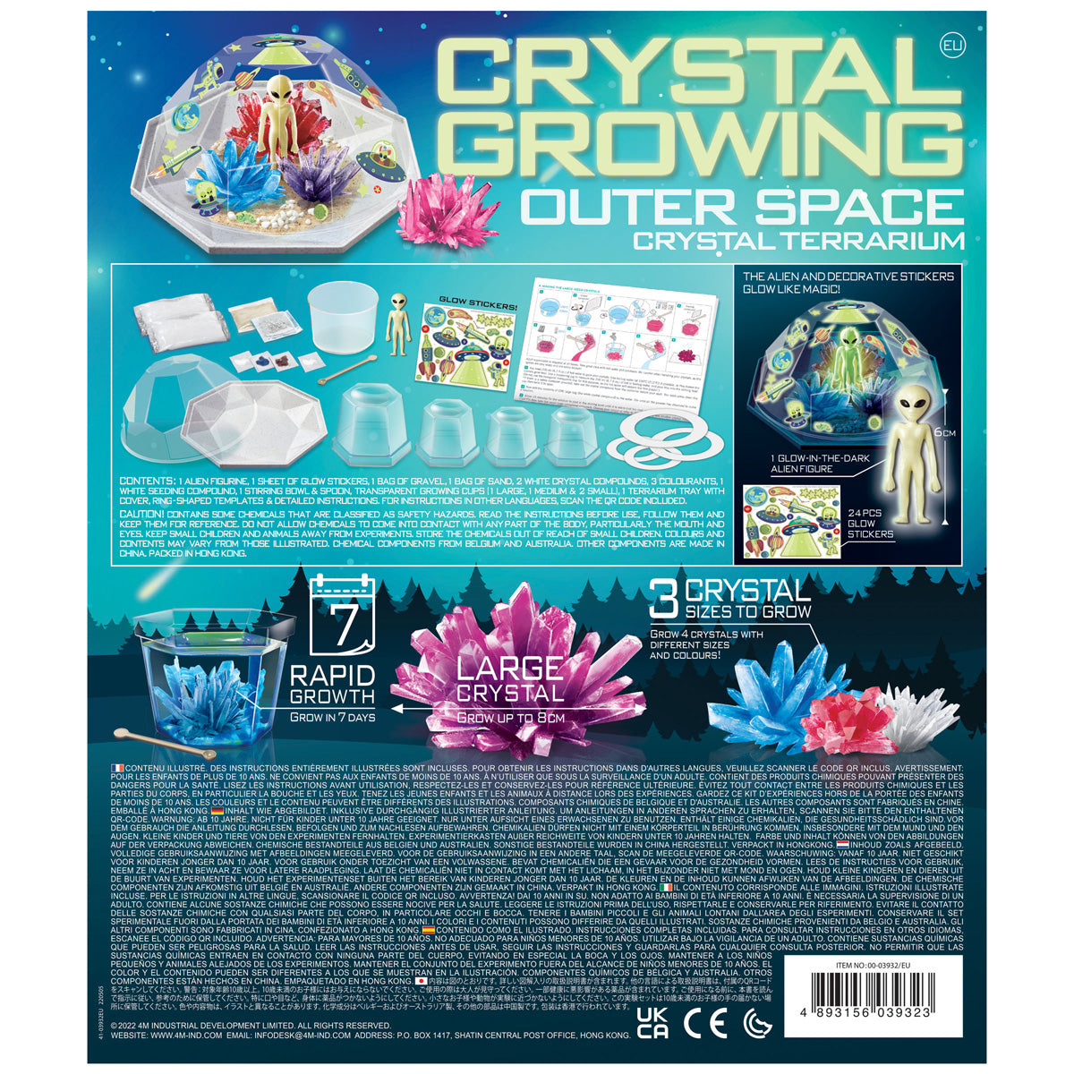 Crystal Growing Outer Space Crystal Terrarium