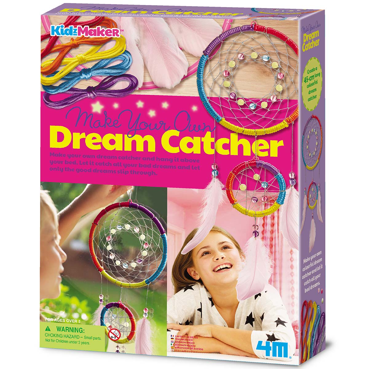 KidzMaker Make Your Own Dream Catcher by 4M from Great Gizmos
