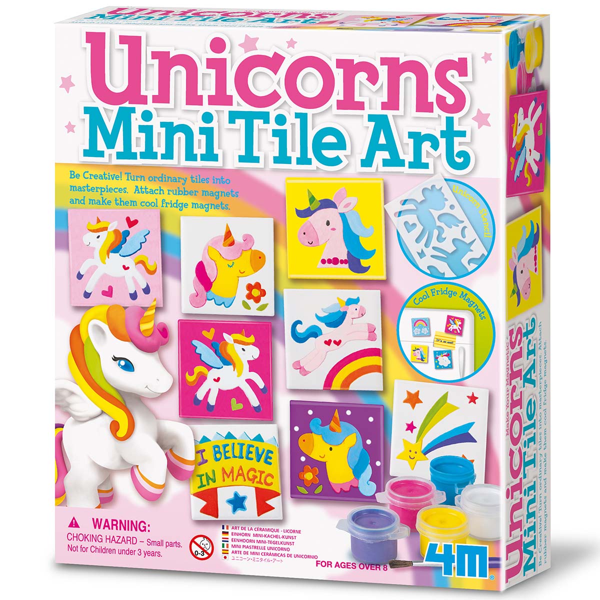 4M Magnetic Mini Tile Art, Art & Crafts DIY Kit, For Boys & Girls Ages 8+