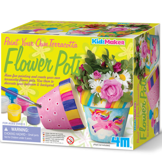 Paint Your Own Teracotta Flower Pots
