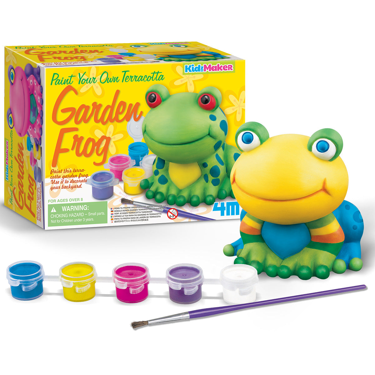 Paint Your Own Teracotta Garden Frog