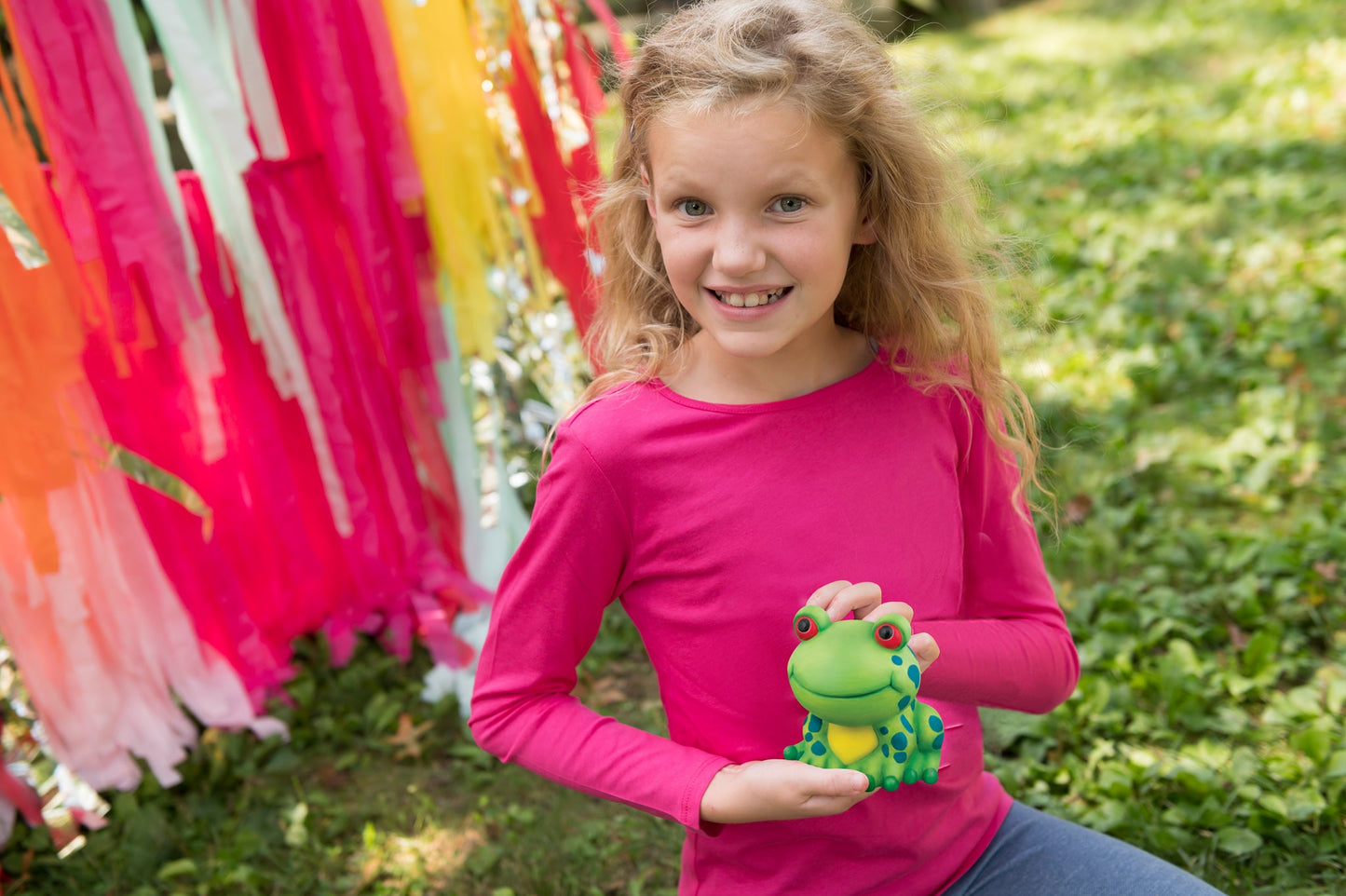 Paint Your Own Teracotta Garden Frog