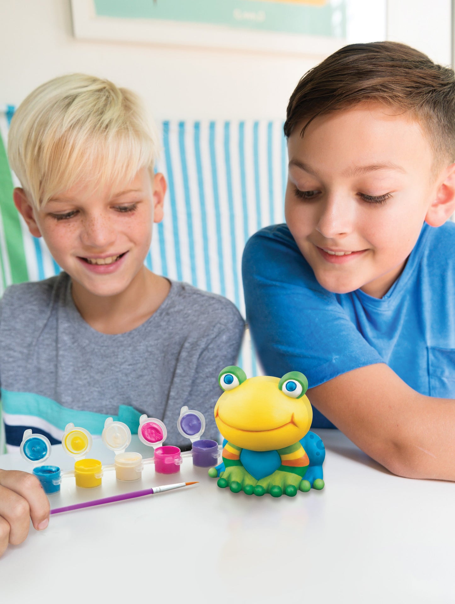 Paint Your Own Teracotta Garden Frog