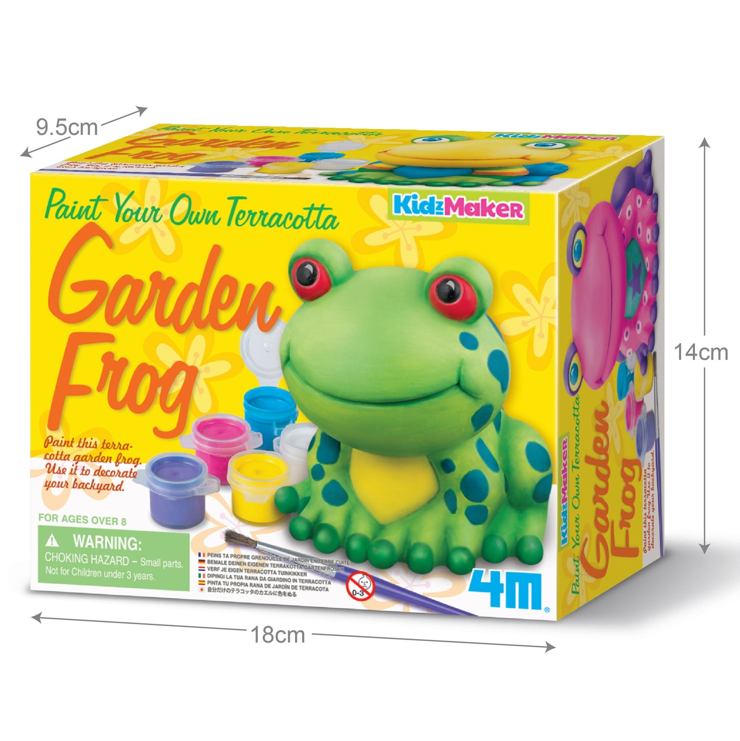 Paint Your Own Teracotta Garden Frog