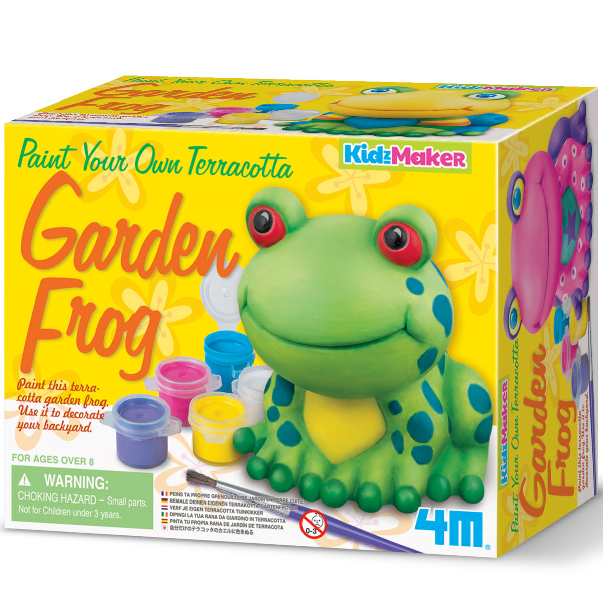 Paint Your Own Teracotta Garden Frog
