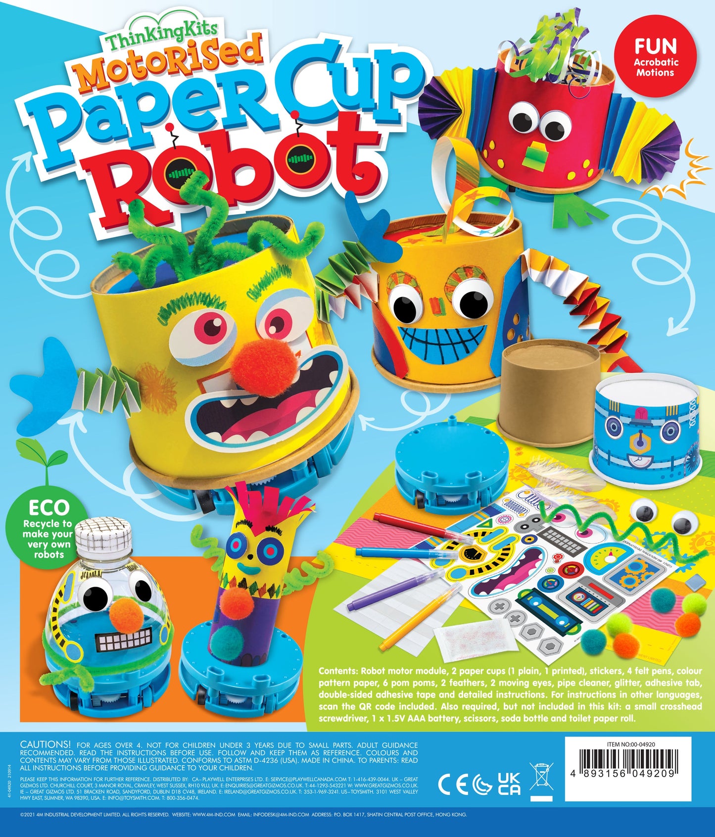 Thinking Kits Paper Cup Robot