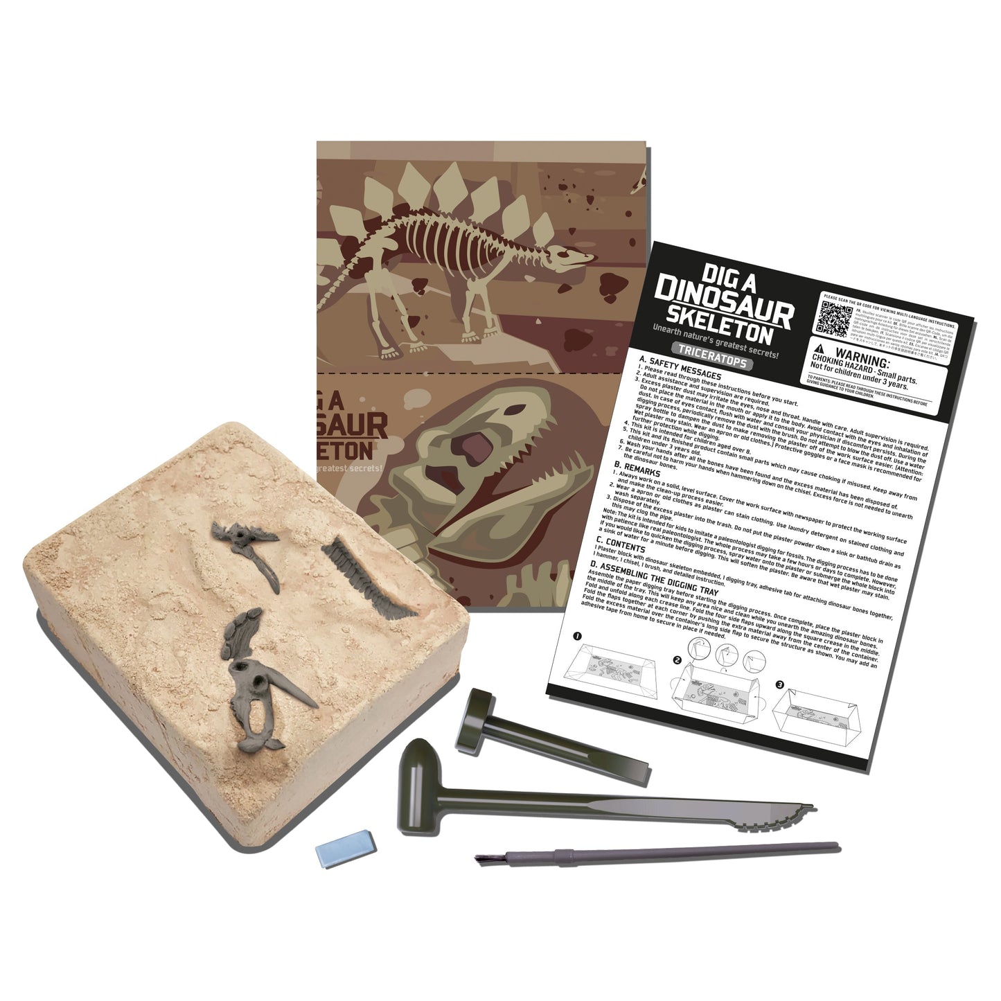 Triceratops Skeleton Excavation Kit