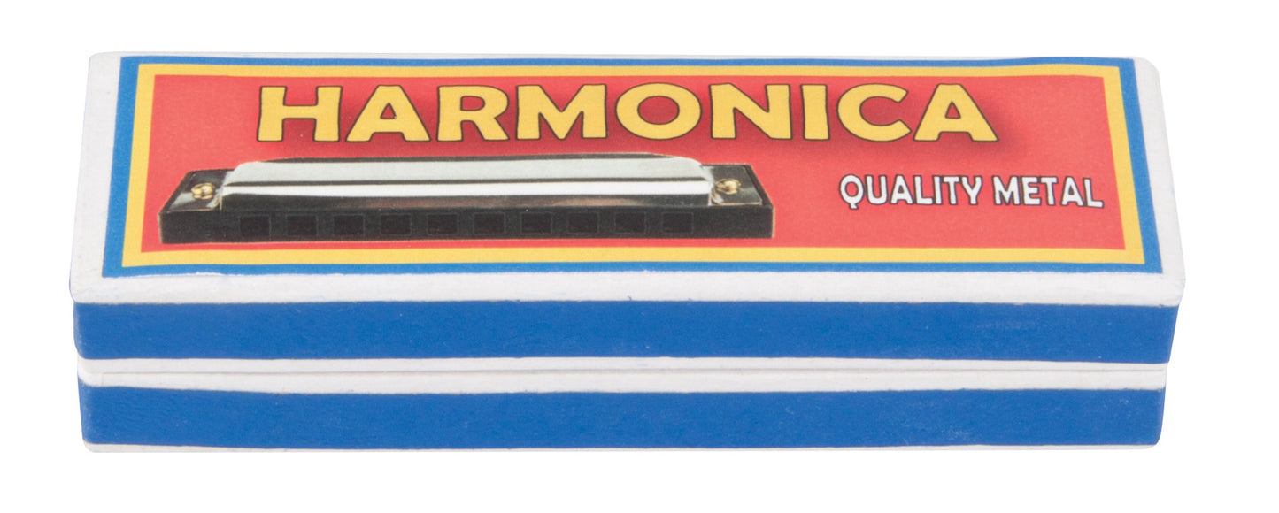Harmonica Red/Blue/Silver Assorted
