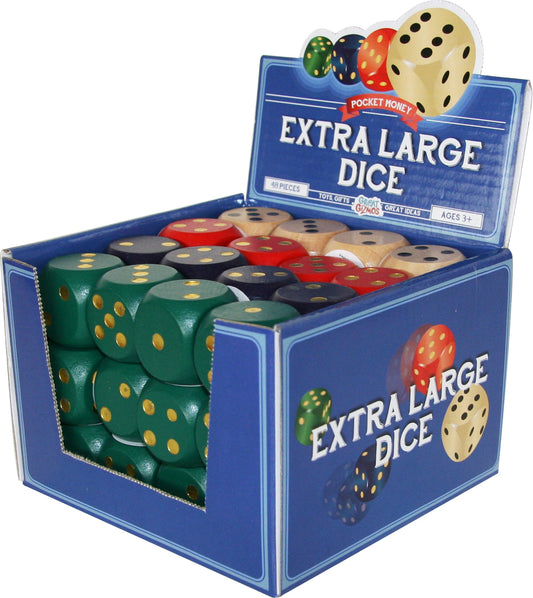 Extra Large Dice in Display 48