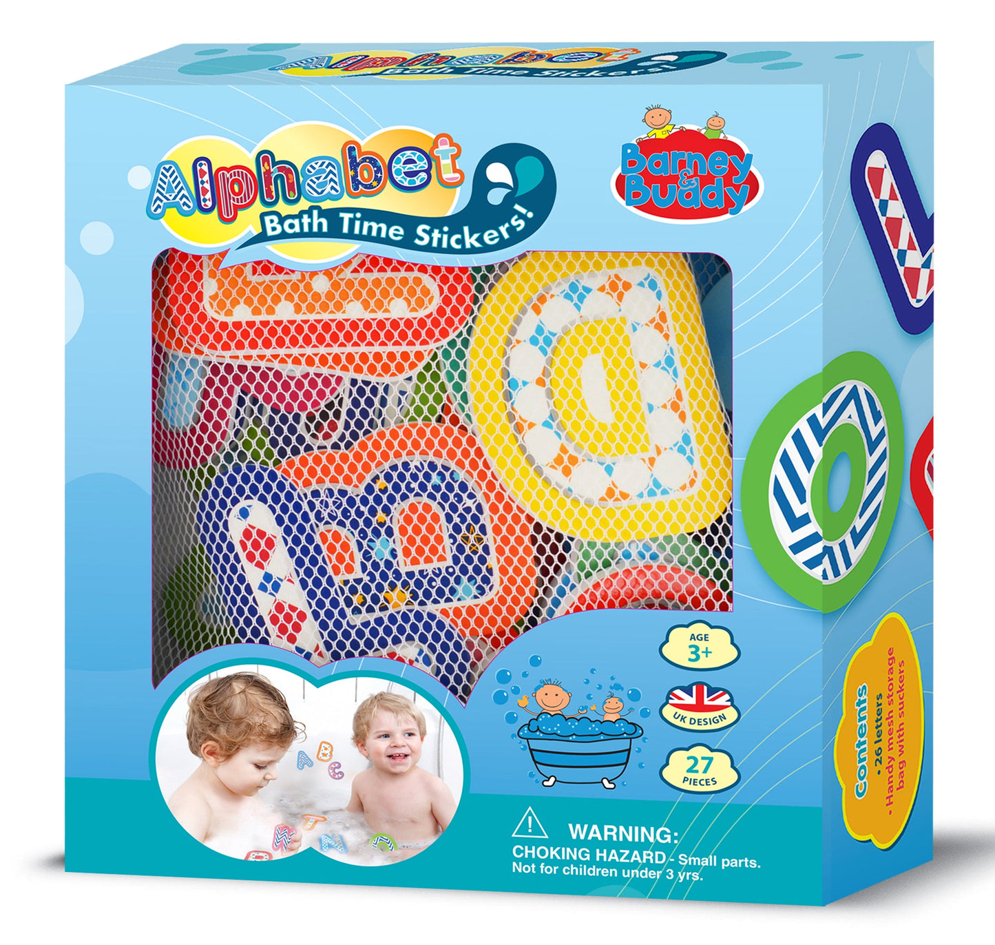 Bath Time Stickers Alphabet