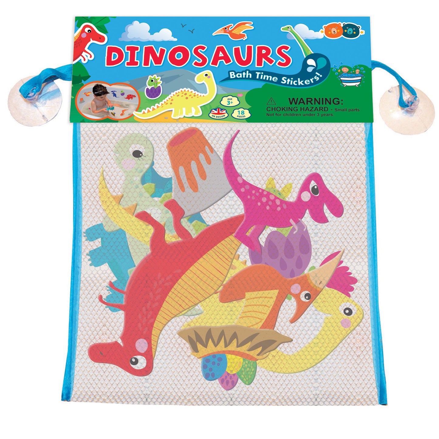 Dinosaur Bath Stickers