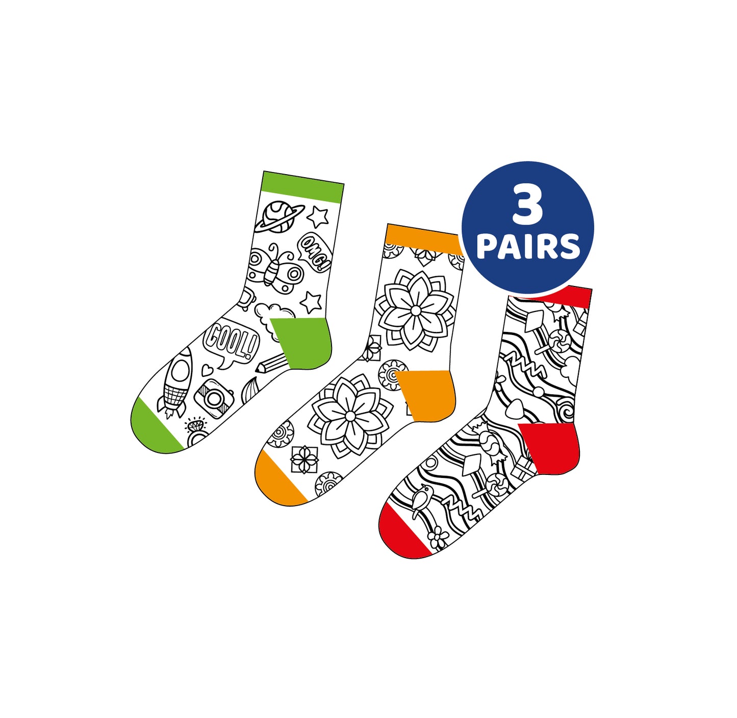 Colour Your Own Socks
