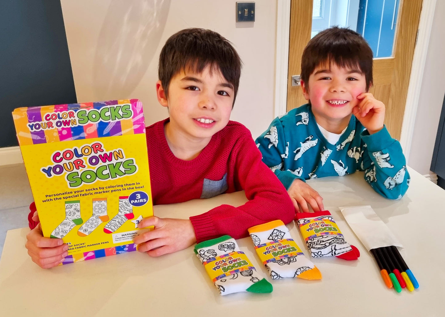 Colour Your Own Socks