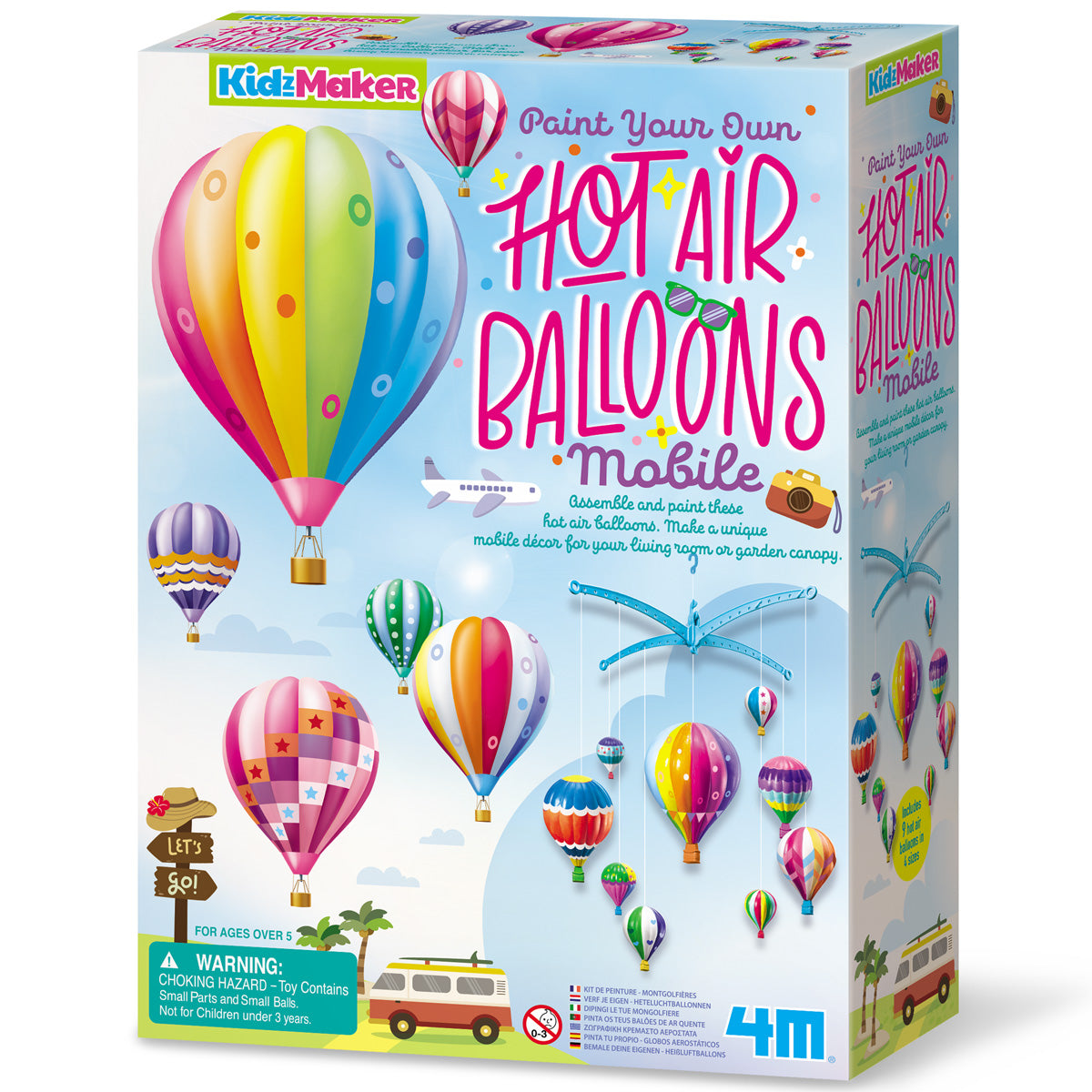 KidzMaker - PYO Hot Air Balloons Mobile