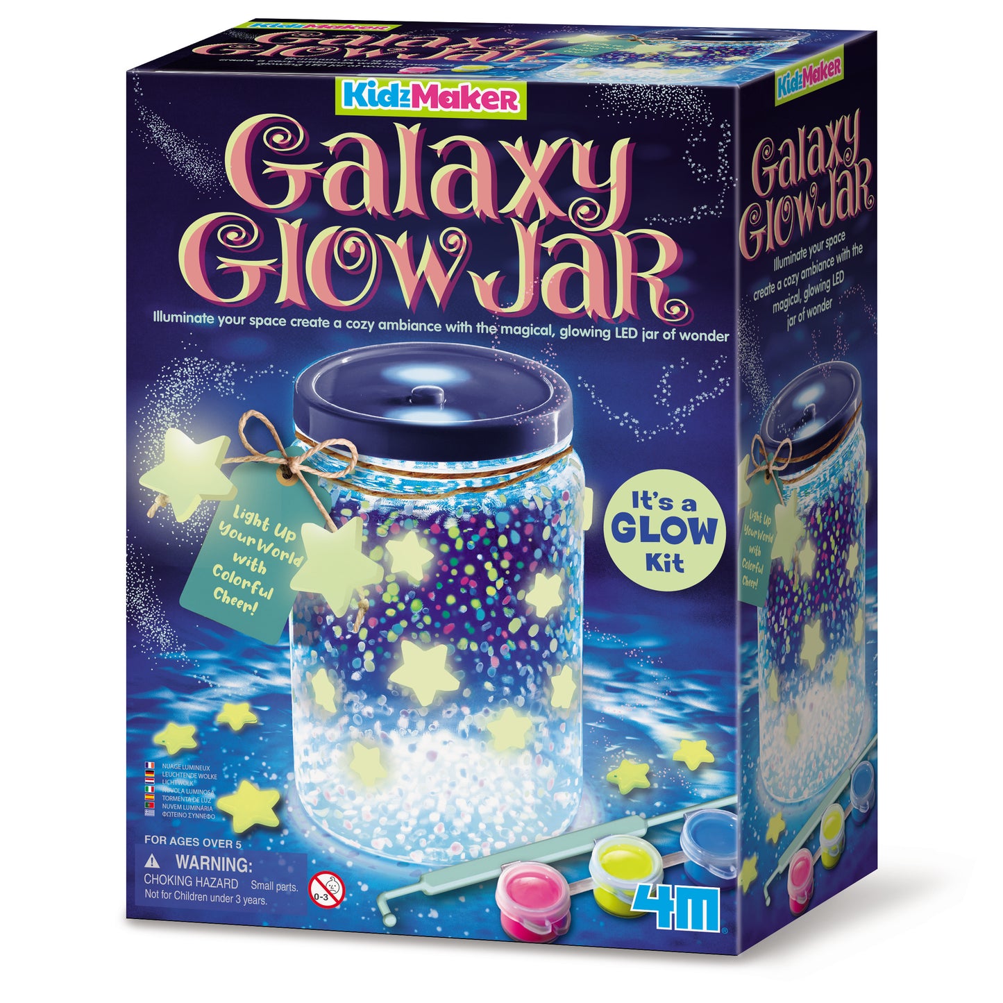 KidzMaker Galaxy Glow Jar