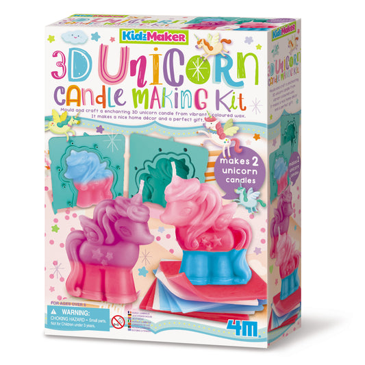 KidzMaker 3D Unicorn Candle Making Kit