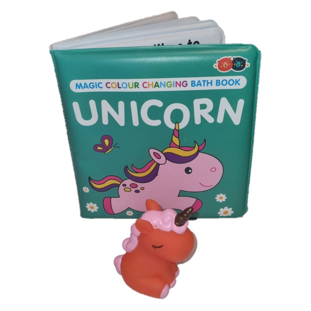 Magic Colour Changing Bath Book & Toy Unicorn