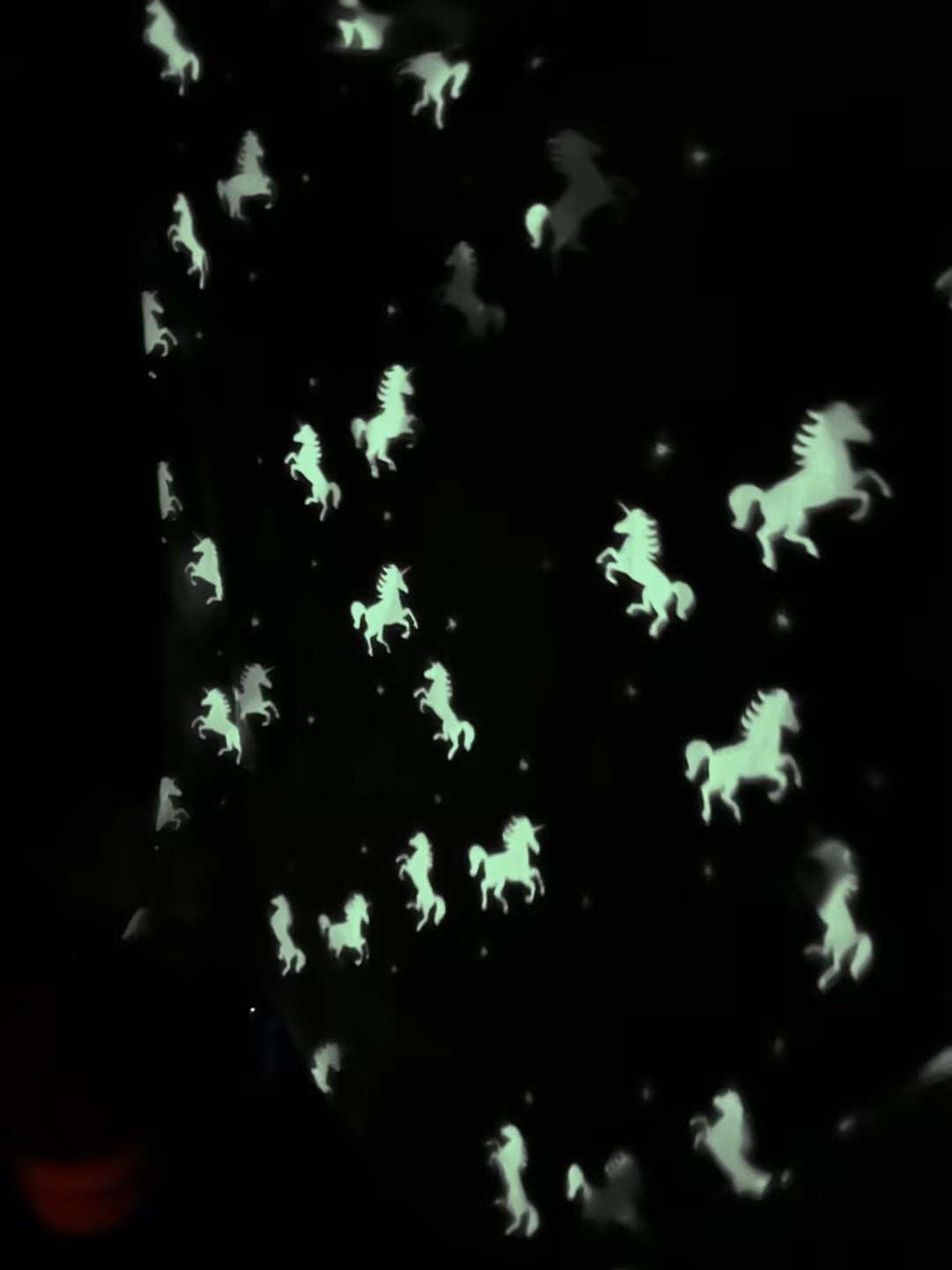 Unicorn Glow in the Dark Throw