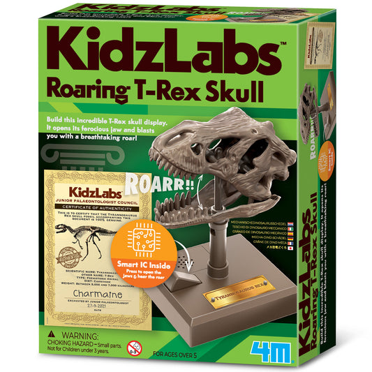 KidzLabs Roaring TRex Skull