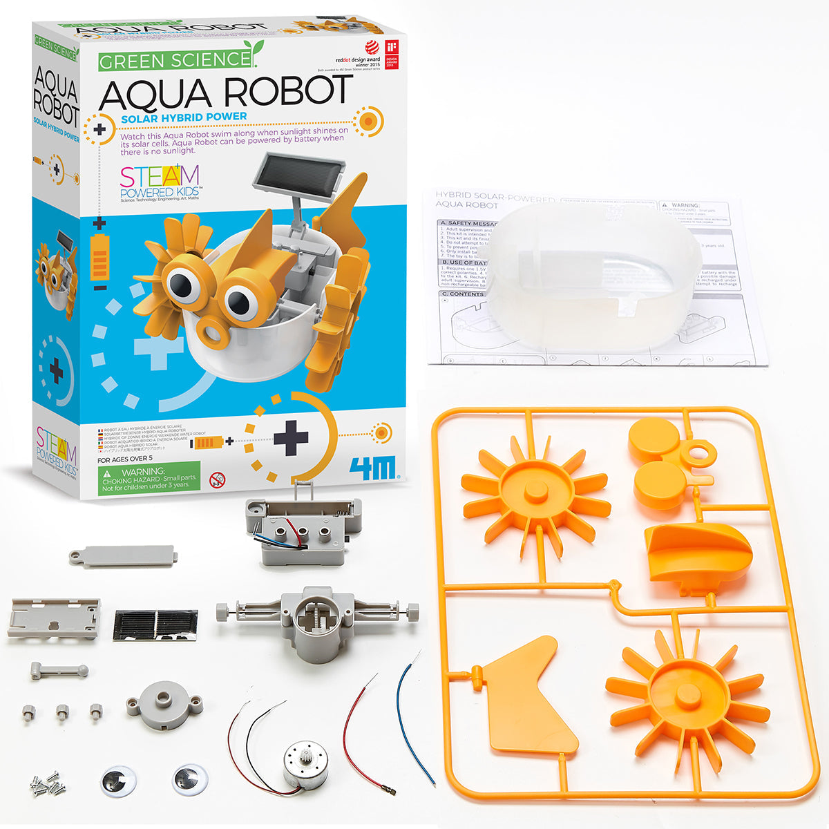 Green Science Solar Hybrid Aqua Robot