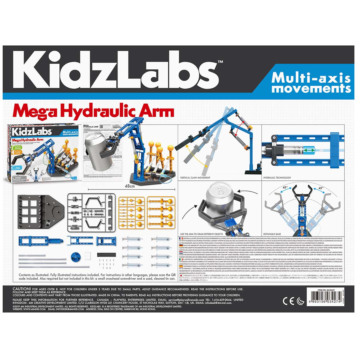KidzLabs Mega Hydraulic Arm