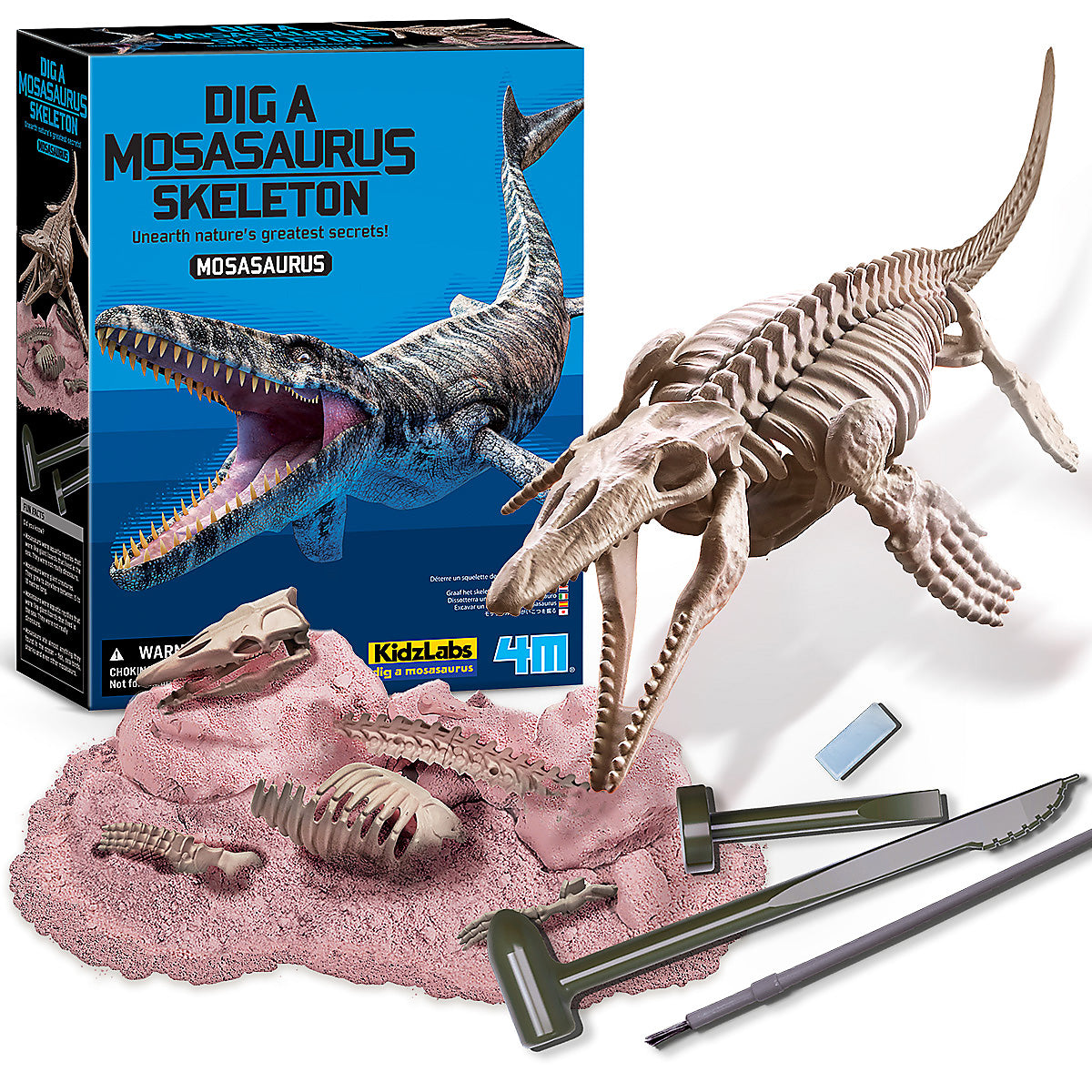 Kidz Labs - Déterre un Squelette de Dino-Triceratops