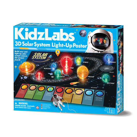 KidzLabs 3D Solar System Lightup Poster