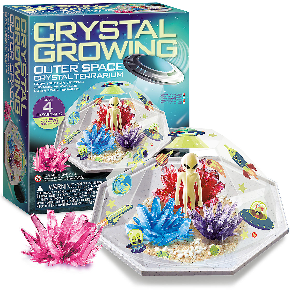 Crystal Growing Outer Space Crystal Terrarium