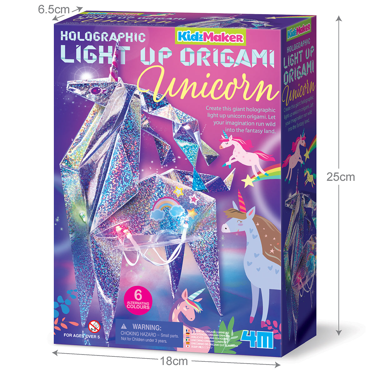 KidzMaker Unicorn Origami Room Light