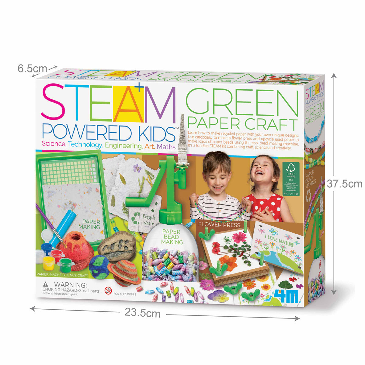 STEAM Powered Kids Green Paper Craft