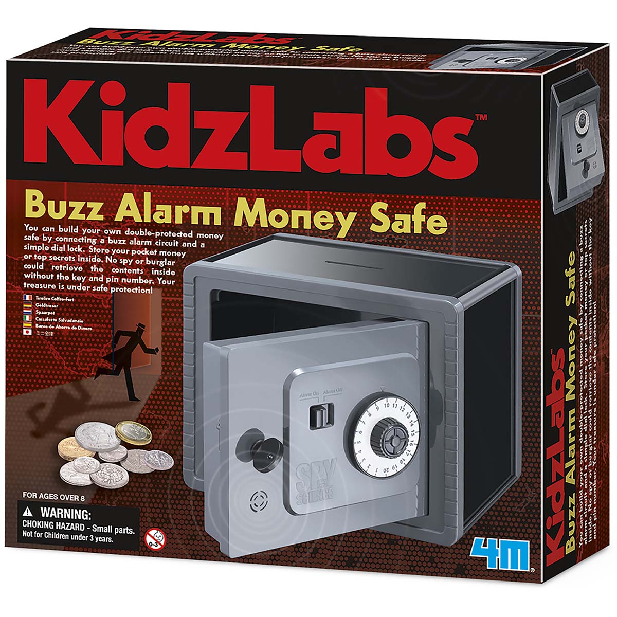 KidzLabs Buzz Alarm Money Safe