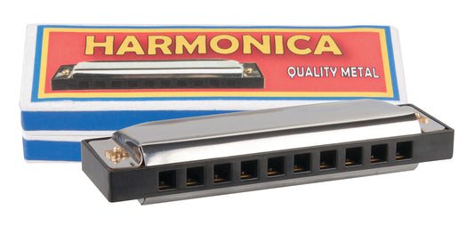 Harmonica Red/Blue/Silver Assorted